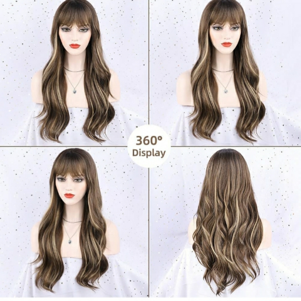Ginger Orange Color Loose Wave Hair Replacement - Picture 4 of 4
